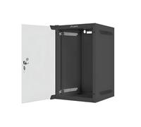 Bastidor de pared Lanberg WF10-2309-10B 9U 10" 20kg IP20 Puerta de cristal Negro