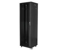 Lanberg Armario Rack FF01-6642-12B Negro 19'/48.26CM 42U IP20 600X600X2055MM hasta 800KG DE Carga Accesorios Montaje