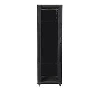 Lanberg Armario Rack FF01-6642-12B Negro 19'/48.26CM 42U IP20 600X600X2055MM hasta 800KG DE Carga Accesorios Montaje