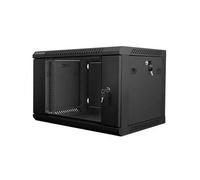 Lanberg Armario Rack Mural Wf01-6406-10b Negro - 19/48.26cm - 6u - Ip20 - 600x450x368mm - Hasta 60kg