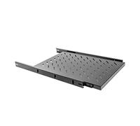 Lanberg - Armarios Rack Lanberg Estante Deslizante Fijo 19' 1U/465x750mm, Capacidad máxima de Carga hasta 15kg Negro