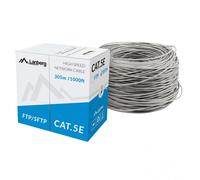 Lanberg Bobina Cable de Red RJ45 Cat.5E FTP Trenzado CCA 305m Gris