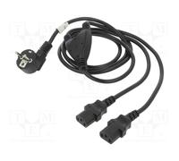 LANBERG CA-C13C-13CC-0018-BK Cable