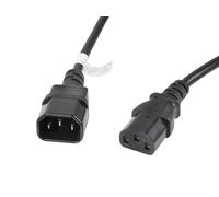 Lanberg ca-c13e-11cc-0030-bk cable de transmisión negro 3 m c13 acopl