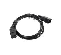 Lanberg - CA-C19E-10CC-0018-BK cable de transmisión Negro 1,8 m C19 acoplador C20 acoplador