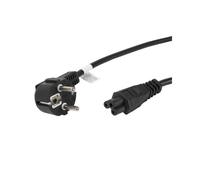 Lanberg - CA-C5CA-11CC-0018-BK cable de transmisión Negro 1,8 m CEE7/7 C5 acoplador