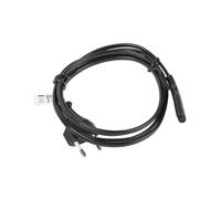 Lanberg - CA-C7CA-11CC-0018-BK cable de transmisión Negro 1,8 m C7 acoplador CEE7/16