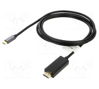 LANBERG CA-CMHD-10CU-0018-BK Adaptador