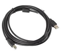 LANBERG CA de Usba De 11cc de 0030 de BK USB 2.0 a Macho a USB 2.0 B Macho de Cable con núcleo de ferrita, 3 m, Color Negro