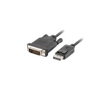 Lanberg - CA-DPDV-10CU-0018-BK adaptador de cable de vídeo 1,8 m DisplayPort DVI-D Negro