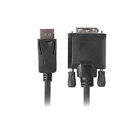 Lanberg ca-dpdv-10cu-0030-bk adaptador de cable de vídeo 3 m displayp