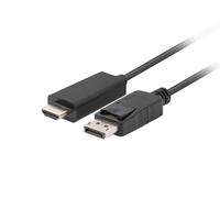 LANBERG Cable DisplayPort a HDMI CA-DPHD-11CC-0018-BK 1,8 m