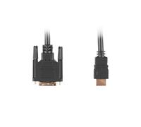 Lanberg ca-hddv-10cc-0018-bk adaptador de cable de vídeo 1,8 m hdmi t