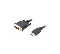 Lanberg ca-hddv-10cc-0030-bk adaptador de cable de vídeo 3 m hdmi tip