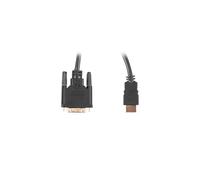 Lanberg - CA-HDDV-20CU-0018-BK adaptador de cable de vídeo 1,8 m HDMI tipo A (Estándar) DVI-D Negro