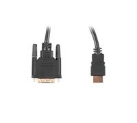 Cable HDMI LANBERG Macho/DVI-D 24+1 Macho 4K Dual Link 3M Negro