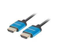 Lanberg CA-HDMI-22CU-0010-BK (1m) - Cable HDMI 2.0