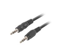 Lanberg ca-mjmj-10cc-0012-bk cable de audio 1,2 m 3,5mm negro