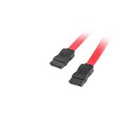 Lanberg - CA-SASA-10CU-0050-R cable de SATA 0,5 m SATA 7-pin Rojo