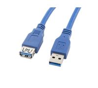 Lanberg Cable ALARGADOR USB 3.0 Macho Hembra 1.8M Azul