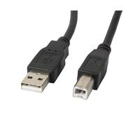 Lanberg ca-usba-10cc-0050-bk cable usb 5 m usb 2.0 usb b negro