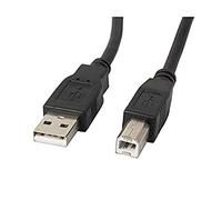 Lanberg CA-USBA-11CC-0018-BK - Cable USB-A 2.0 a USB-B macho/macho con Ferrita 1.8m Negro