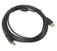 lanberg CA de Usba De 11cc de 0030 de BK USB 2.0 a Macho a USB 2.0 B Macho de Cable con núcleo de ferrita, 3 m, Color Negro
