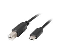 Lanberg CA-USBA-13CC-0030-BK (3 m) Negro - Cable USB A a USB C