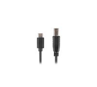 Lanberg - CA-USBA-14CC-0018-BK cable USB USB 2.0 1,8 m USB B USB C Negro