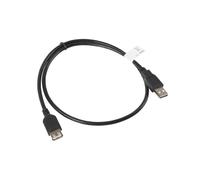 Lanberg - CA-USBE-10CC-0007-BK cable USB USB 2.0 0,7 m USB A Negro