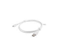 Lanberg - CA-USBM-10CC-0010-W cable USB USB 2.0 1 m Micro-USB A USB A Blanco