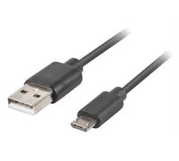 LANBERG CABLE USB CA-USBM-20CU-0018-BK CONECTORES USB A A MICRO USB QC 3.0 1.8M NEGRO