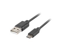 Lanberg ca-usbm-20cu-0018-bk cable usb usb 2.0 1,8 m micro-usb a usb c