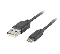 Lanberg CA-USBM-20CU-0030-BK cable USB 3 m USB 2.0 USB A USB C Negro