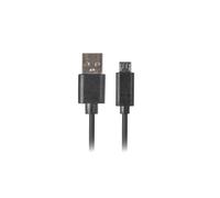 Cable micro usb a usb 2.0 lanberg 3m - macho - macho - negro