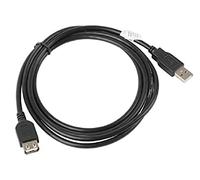 Lanberg Cable ALARGADOR USB CA-USBE-10CC-0018-BK Conectores A-Macho A-Hembra Negro 1.8 Metros