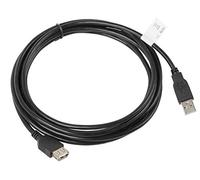 Lanberg CABLE ALARGADOR USB CA-USBE-10CC-0030-BK CONECTORES A-MACHO A-HEMBRA NEGRO 3 METROS