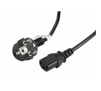 LANBERG Cable DE ALIMENTACIÓN CA-C13C-11CC-0030-BK Conectores SCHUKO / IEC320 C1