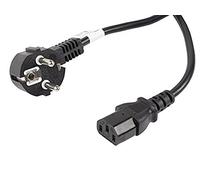 LANBERG Cable DE ALIMENTACION CA-C13C-11CC-0100-BK Conectores SCHUKO / IEC320 C13 10 Metros