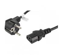 LANBERG Cable DE ALIMENTACION CA-C13C-11CC-0018-BK Conectores SCHUKO / IEC320 C13 1.8 Metros