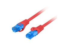 Lanberg Cable de Red Rígido UTP Categoría 6 PCF6A-10CC-0050-R Rojo 50 cm