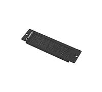 Lanberg Panel pasacables con cepillo ak-1104-b 10'' Negro