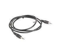 Lanberg - CA-MJMJ-10CC-0012-BK cable de audio 1,2 m 3,5mm Negro