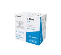 Bobina 1gb - s lanberg u - utp rj45 solido cca awg23 305m azul