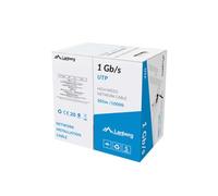 Bobina 1gb - s lanberg u - utp rj45 solido cca awg23 305m negro