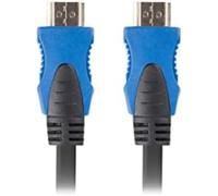 LANBERG Cable HDMI CA-HDMI-20CU-0018-BK Conectores Macho/Macho CHAPADOS EN Oro RESOLUCION hasta 3840 * 2160 1.8 Metros Negro