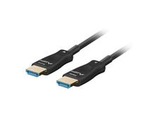 Lanberg Cable HDMI CA-HDMI-30FB-0400-BK - Óptico activo 40 m HDMI 2.1 8K60Hz 48 Gbit/s Negro