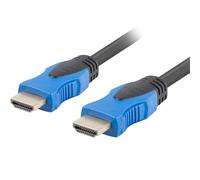 Cable hdmi lanberg macho - macho v2.0 cu 4k 0.5m negro