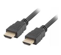 CABLE HDMI LANBERG CA-HDMI-11CC-0018-BK CONECTORES MACHO/MACHO RESOLUCIÓN HASTA 3840 2160 30HZ con CANAL ETHERNET 1.8 METROS, Negro