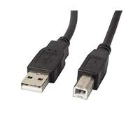 CABLE LANBERG IMPRESORA USB MACHO A USB MACHO CON FERRITA NEGRO 0.5 M